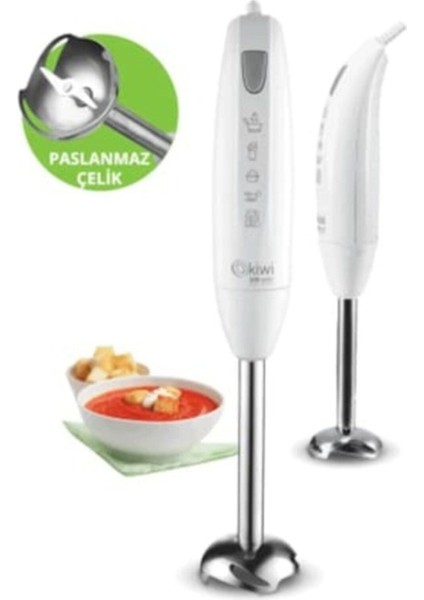El Blender 300 W, 2 Yıl Garantili, Güçlü ve Şık Tasarım