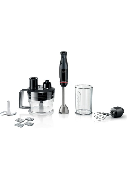 800 - 1200 Watt MSM4B674 Ergomaster 1000 W El Blender Seti F Modern Plastik 50 Hz / 60 Hz Siyah 3 K