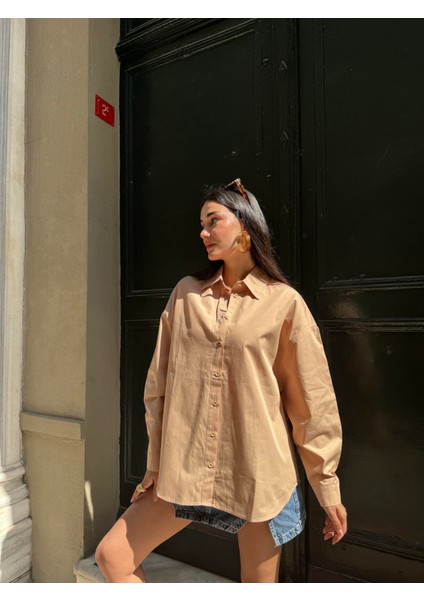 Vizon Geniş Kesim Basic Gömlek 27202 fırsatları