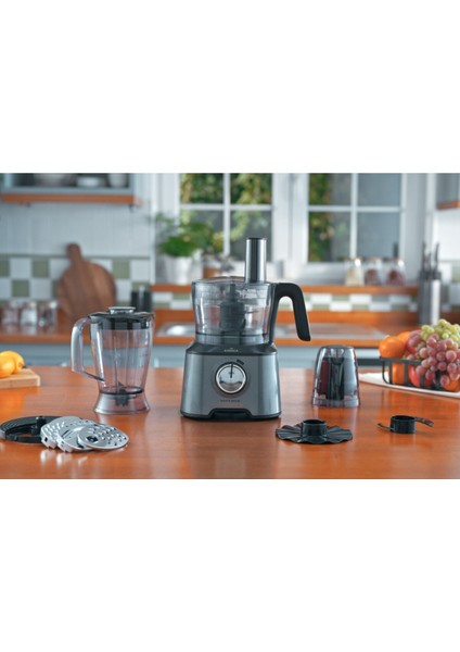 Mastermaid Power Multifunctional 10 In 1 Mutfak Robotu Gri 2 Kademeli 50 Hz / 60 Hz Plastik R