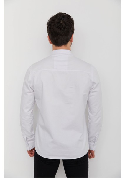 Caz 2042 Gabardin Kumaş Erkek Uzun Kollu Çift Cepli Kanvas Gömlek modelleri