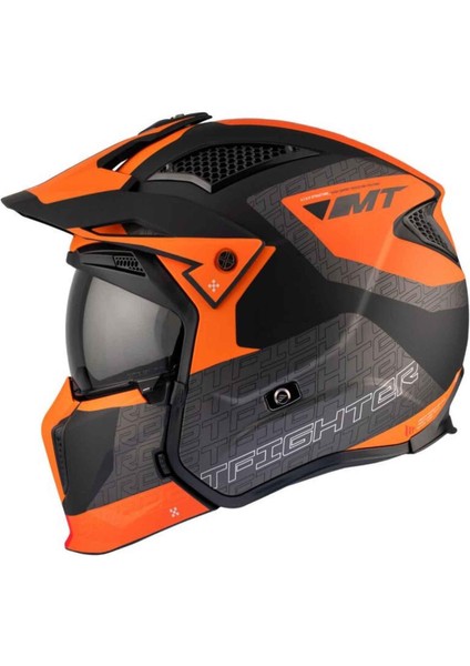 Streetfighter Sv Totem B4 Çene Açılır Kask