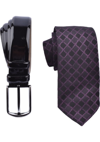 Pierre Cardin-15 Kutulu Kemer- Kravat SET/MOR/120