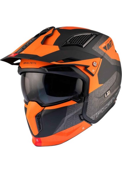 Streetfighter Sv Totem B4 Çene Açılır Kask