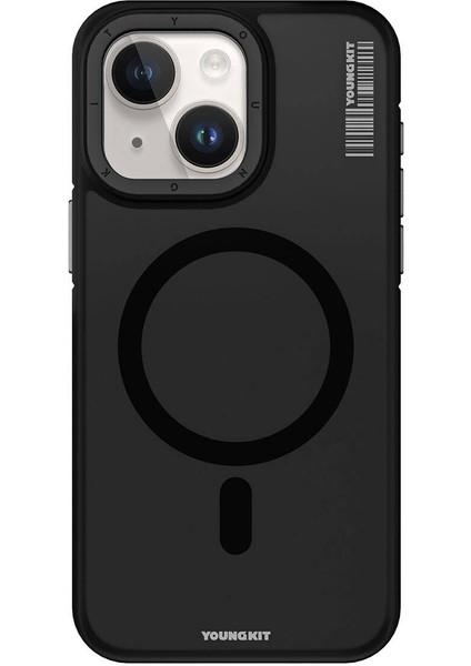 iPhone 14 Uyumlu Kılıf Rock Sand Serisi Kapak Siyah