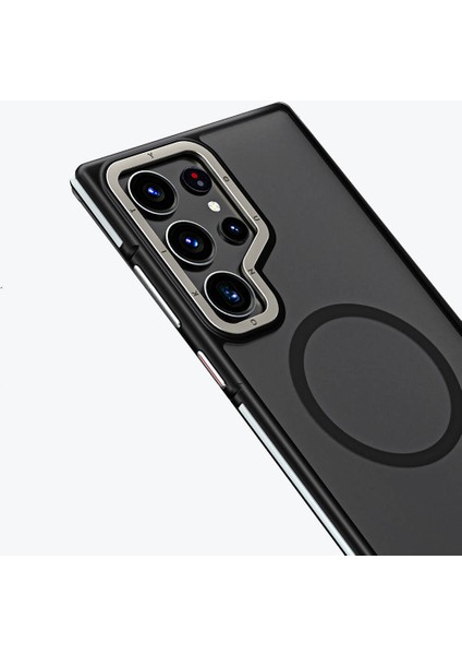 Galaxy S24 Ultra Uyumlu Kılıf Rock Sand Serisi Kapak Siyah fiyatları
