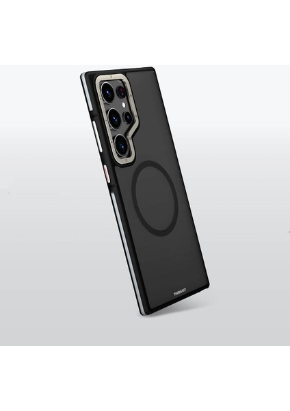 Galaxy S24 Ultra Uyumlu Kılıf Rock Sand Serisi Kapak Siyah modelleri