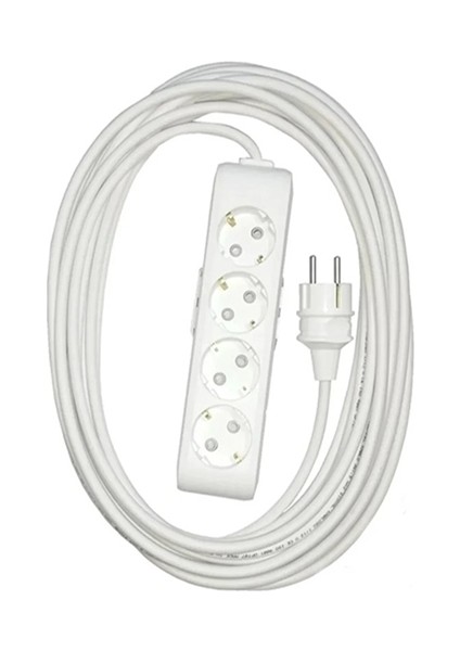 Multi-Let 4'lü 20 Metre Topraklı Çocuk K. Grup Priz (3x2.5 Ttr Tam Bakır Kalın Kablolu)