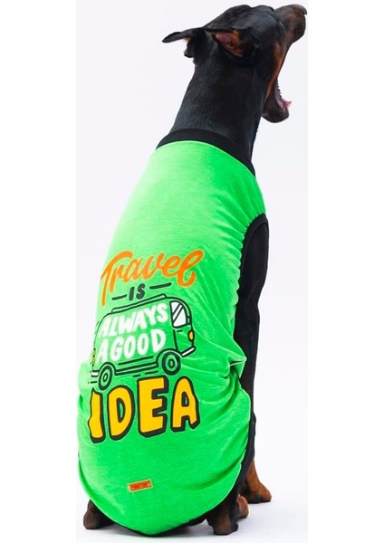 Green Travel Orta-Büyük Irk Köpek T-Shirtü