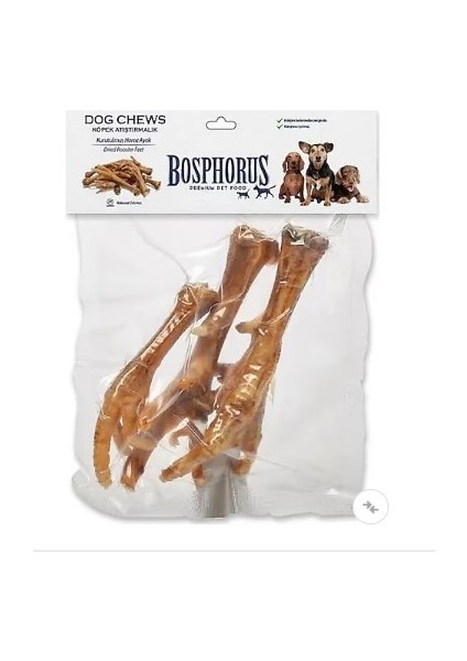 Köpek Çiğneme Ödülü – Kurutulmuş Horoz Ayak 100 gr