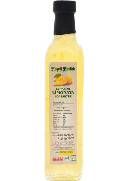 Limonata Konsantre 500 ml