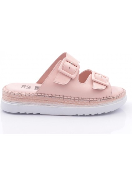 2039 Kadin Üstü Kemer Detayli Ayarlanabilir Terlik