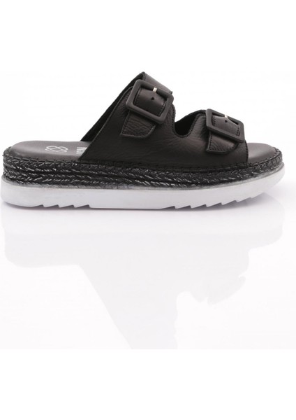 2039 Kadin Üstü Kemer Detayli Ayarlanabilir Terlik