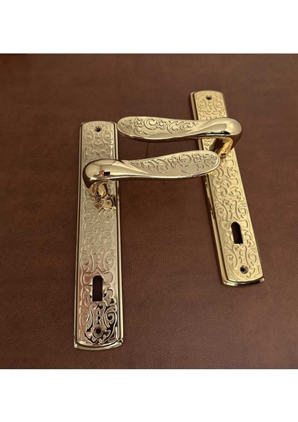 Özen Handles Imza Titanyum ZK19 Zamak Aynalı Oda Kapı Kolu 1 Takım fırsatları