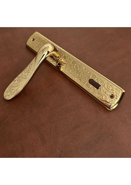 Özen Handles Imza Titanyum ZK19 Zamak Aynalı Oda Kapı Kolu 1 Takım indirimleri