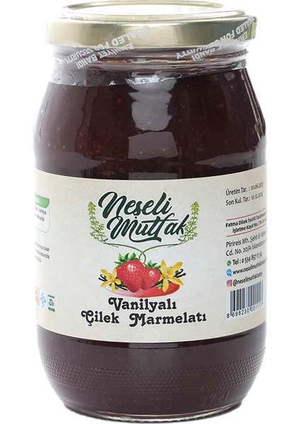 Vanilya Çilek Marmelatı 420 ml