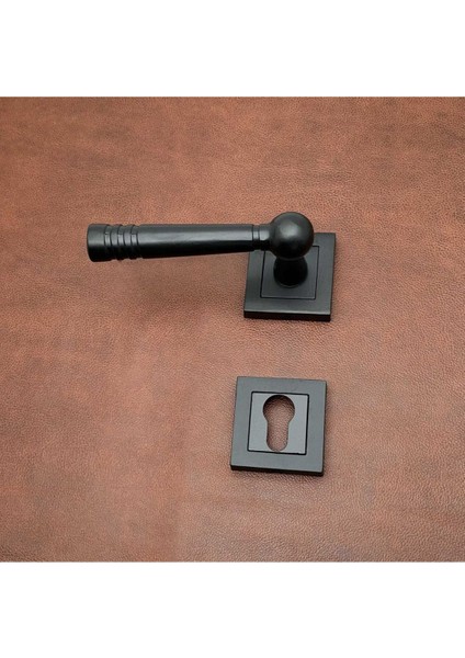 Osmanlı Handles Kare Rozetli Yale Çelik Kapı Kolu Sol Basar Tek Yön