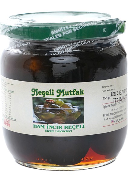 Doğal Ham Incir Reçeli 455 gr