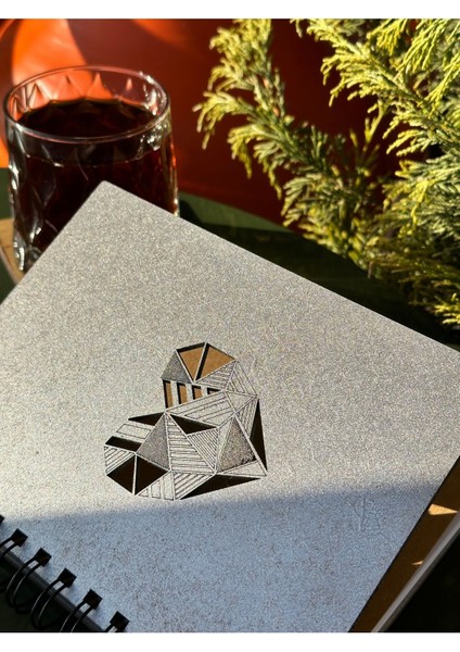 Isminize Özel Ahşap Kapaklı Ajanda Defter Günlük Spiralli Ahşap Kapaklı Defter Anı Defteri