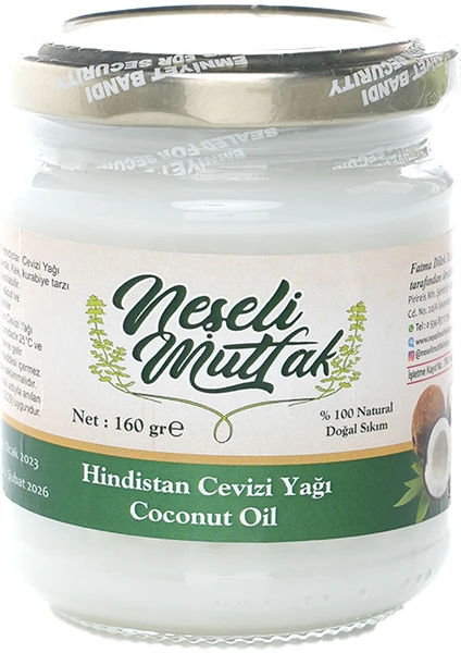 Hindistan Cevizi Yağı 160 gr