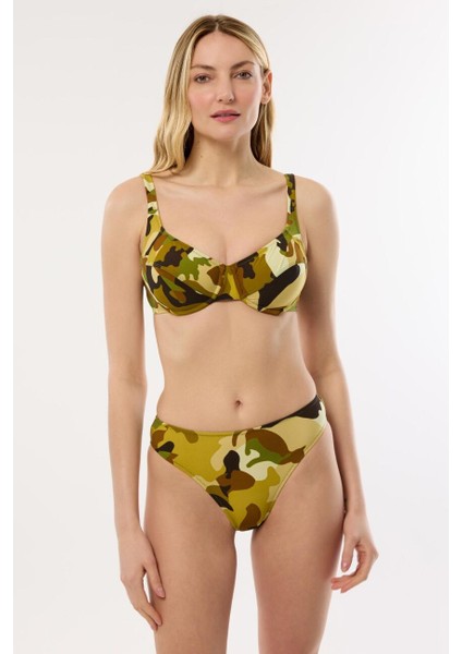 40628 Kamuflaj Toparlayıcı Bikini Takımı