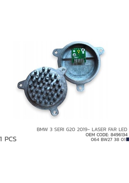 Bmw 3 Serı G20 2019- Laser Far LED Modül 8496134