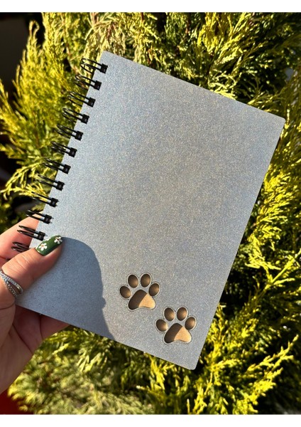 Isminize Özel Ahşap Kapaklı Ajanda Defter Günlük Spiralli Ahşap Kapaklı Defter Anı Defteri