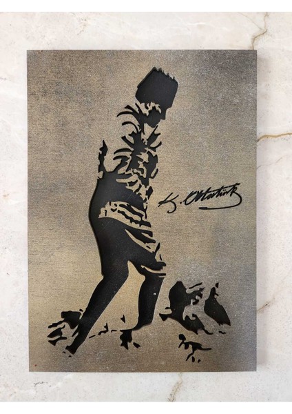Atatürk Tablo, Masa Üstü Ahşap Atatürk Tablo