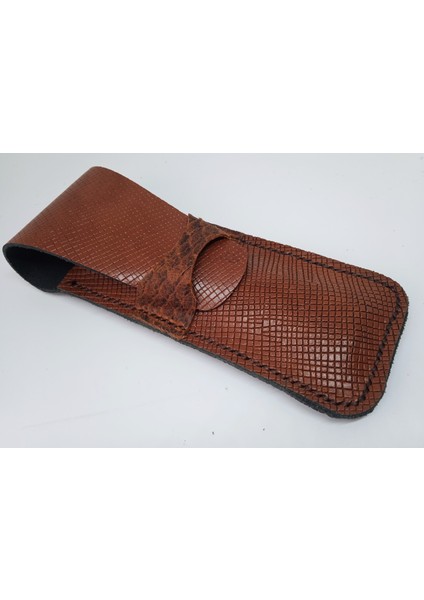 Hakiki Deri El Emeği Özel Kalemleriniz Için Kalemlik Kalem Kutu 27 cm 6 cm 24N4