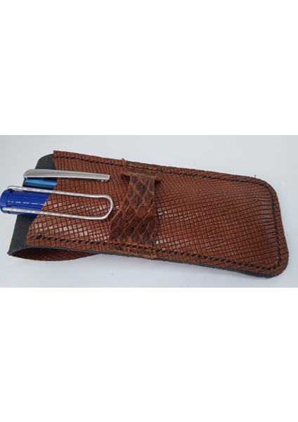 Hakiki Deri El Emeği Özel Kalemleriniz Için Kalemlik Kalem Kutu 27 cm 6 cm 24N4 fiyatları