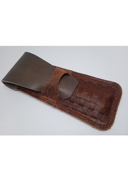 Hakiki Deri El Emeği Özel Kalemleriniz Için Kalemlik Kalem Kutu 27 cm 6 cm 24N3