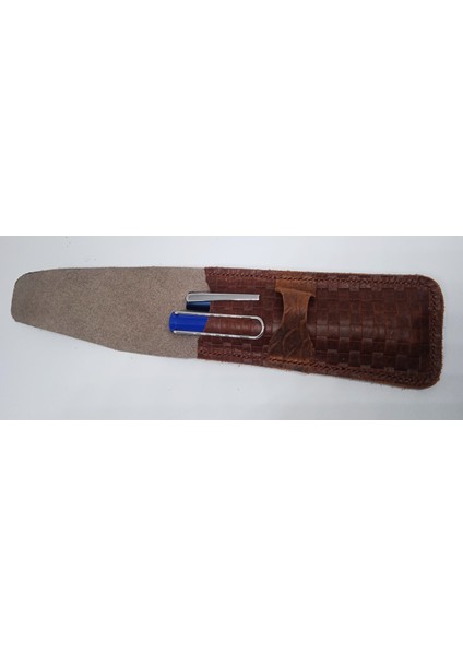 Hakiki Deri El Emeği Özel Kalemleriniz Için Kalemlik Kalem Kutu 27 cm 6 cm 24N3 modelleri