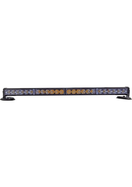4'lü Tepe Çakar Lamba Mıknatıslı Vantuzlu 21 Fonksiyonlu 24 Ledli Kırmızı Mavi-Beyaz Beyaz 60CM Usb-Fiş Şarjlı Kumandalı Adet / LAPA118-1