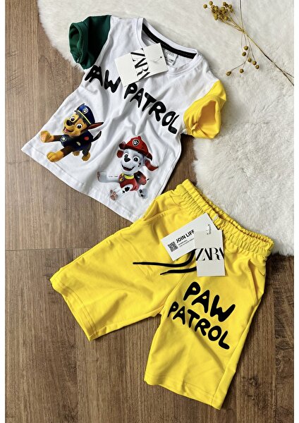 Paw Patrol Bermuda Şortlu Takım