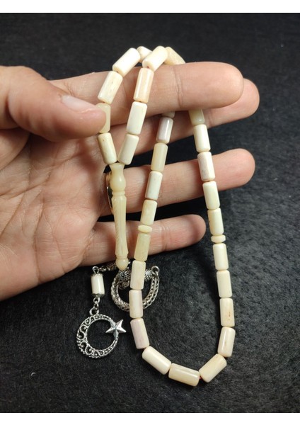 Gümüş Kaplama Püskül Imame Hitame Kalem Oyma Balina Kemiği Sertifikalı 4570 indirimleri