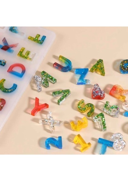 Epoksi Alfabe Sayı Silikon Kalıbı indirimleri