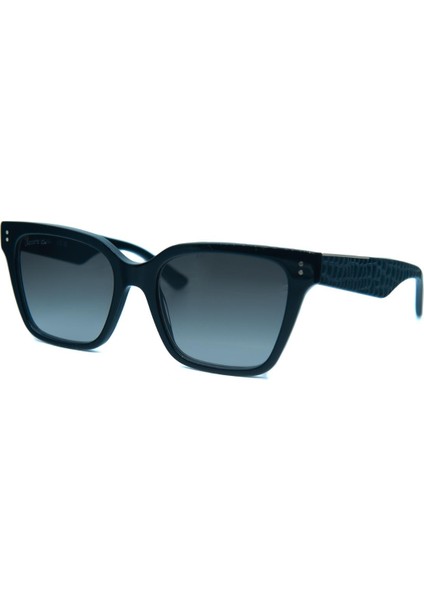 L 6022S 001 54 Kadın Cat Eye Füme Kemik Güneş Gözlüğü