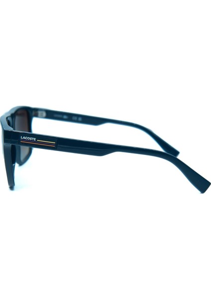 L 6027S 410 57 Unisex Kare Mavi Kemik Güneş Gözlüğü