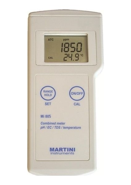 Milwaukee Portatif Tip Ph Metre, Iletkenlik, Tds ve Sıcaklık Ölçer (Mw 805)