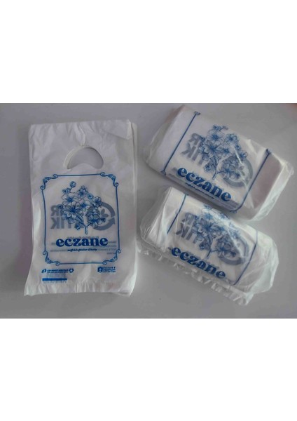 400 Adet - Mini Tablet Boy 17×27 cm Küçük El Geçme Eczane Poşeti