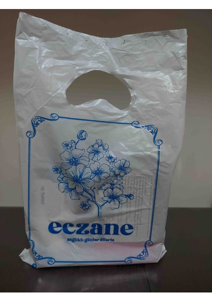 400 Adet - Mini Tablet Boy 17×27 cm Küçük El Geçme Eczane Poşeti