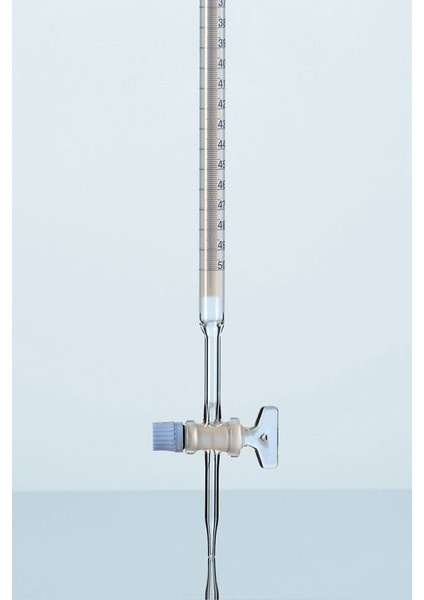 Cam Musluklu Düz Büret 25 ml