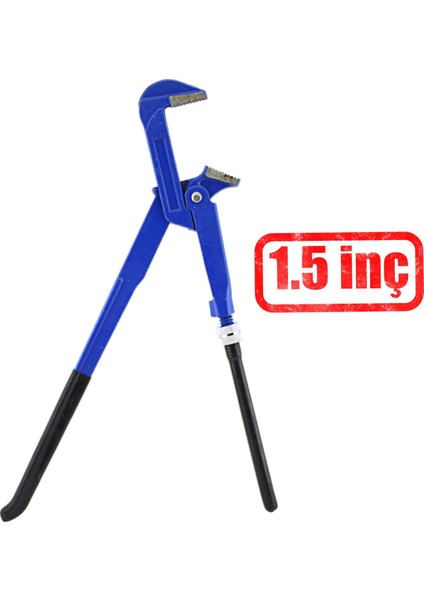 Maşalı Boru Anahtarı 1.5'' Ingiliz Anahtar 6 cm Ağız 46 cm Boy Çok Amaçlı Anahtar Sökme Sıkma Tutma