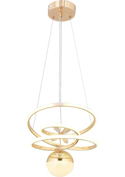 Istanbul Avize Keaos Gold 3 Renk Kumandalı Ledli Kristal Taşlı Lüx Avize indirimleri