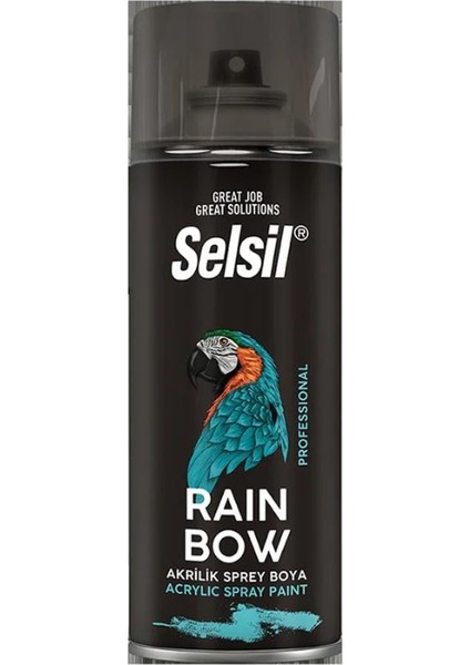 Selsil Rainbow Akrilik Sprey Boya 400 ml Trafik Sarı