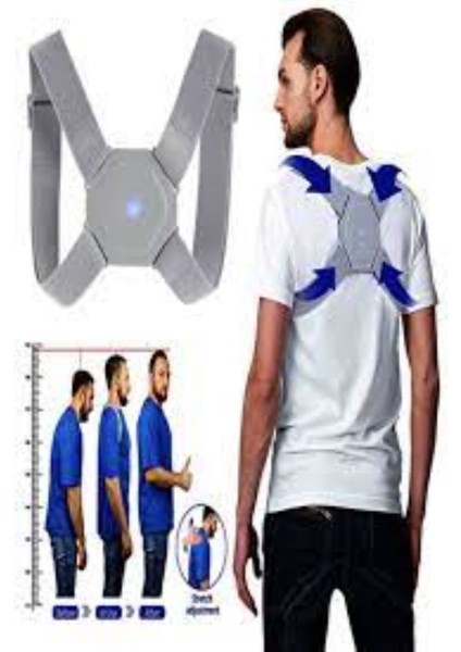 Deluxe Serisi En Çok Tavsiye Edilen Model Sensörlü Dik Duruş Korsesi Şarjlı Titreşimli fiyatları