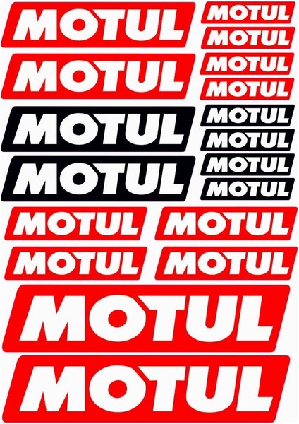 Motosiklet Sticker Motul 18 Parça A4 Boy