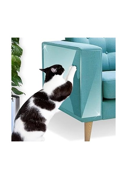 Kedi Koltuk Tırmalama Mobilya Tırmalama Önleyici Bandı Şeffaf Yapışkanlı 22x50 Cm
