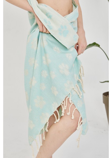 Hediyelik Pamuklu Pati Desenli Peştamal, Havlu, Hamam, Banyo, Plaj, Kadın, Erkek, Unisex modelleri