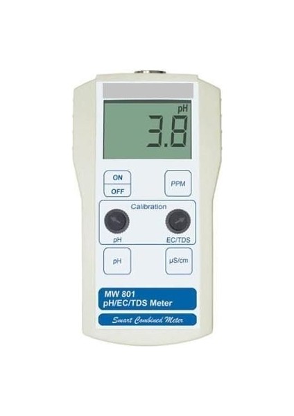 Milwaukee Portatif Tip Ph Metre, Iletkenlik ve Tds Ölçer (Mw 801)